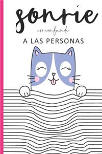 sonríe eso confunde a las personas: 2020-2024 Organizador del planificador mensual de cinco años vista extendida de 60 meses