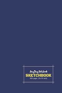 AmyTmy Sketchbook - 600 pages - 8x 10 inch - Matte Cover