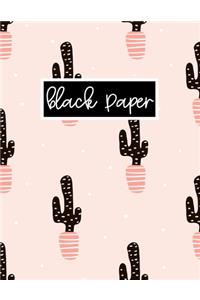 Black Paper Notebook - College Ruled - 8.5x11