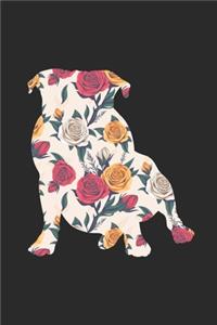 Pug Rose Seamsless