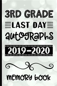 3rd Grade Last Day Autographs 2019 - 2020 Memory Book