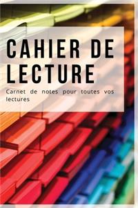 Cahier De Lecture