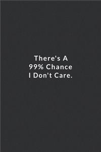 There's A 99% Chance I Don't Care.