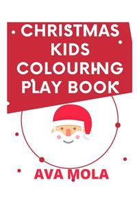 Christmas Kids Colouring Play Book