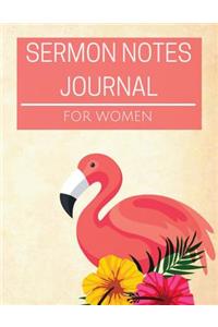 Sermon notes Journal for women: Sermon notes Journal for women With Calendar 2018-2019, Creative Sermon Workbook with simple Guide to Journaling: size 8.5x11 Inches Extra Large Mad