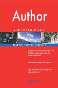 Author RED-HOT Career Guide; 2565 REAL Interview Questions