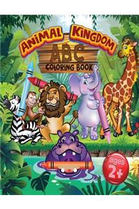 Animal Kingdom ABC Coloring Book: For Kids Ages 2+ (8.5x11)