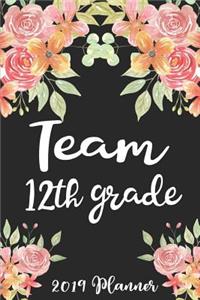 Team 12th Grade 2019 Planner