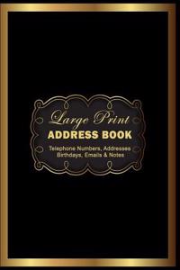 Large Print Address Book