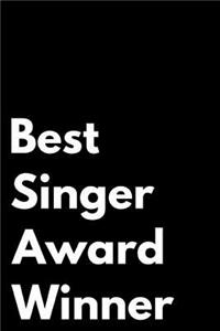 Best Singer Award Winner