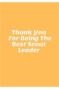 Thank You for Being the Best Scout Leader