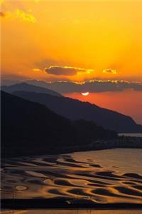 Sunset on the Japanese Coast journal