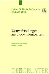 Wortverbindungen - Mehr Oder Weniger Fest