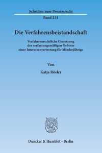 Die Verfahrensbeistandschaft