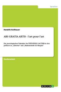 ARS GRATIA ARTIS - l'art pour l'art