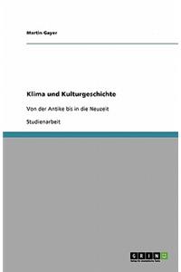 Klima und Kulturgeschichte