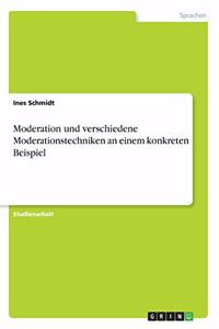 Moderation und verschiedene Moderationstechniken an einem konkreten Beispiel