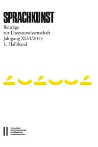 Sprachkunst XLVI/2015 1. Halbband