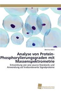 Analyse von Protein-Phosphorylierungsgraden mit Massenspektrometrie