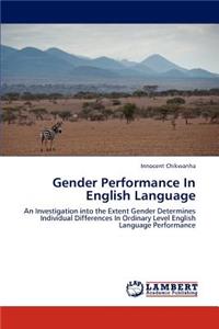 Gender Performance In English Language