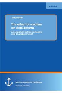 Effect of Weather on Stock Returns