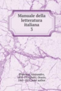 Manuale della letteratura italiana