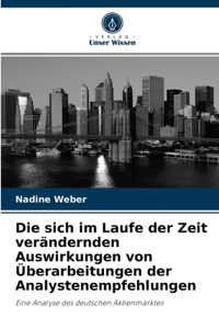 sich im Laufe der Zeit verändernden Auswirkungen von Überarbeitungen der Analystenempfehlungen