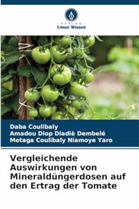 Vergleichende Auswirkungen von Mineraldüngerdosen auf den Ertrag der Tomate