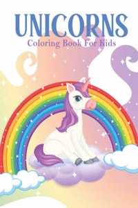 Unicorns Coloring Book For Kids