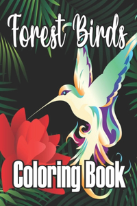 Forest Birds Coloring Book