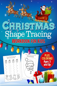 Christmas Shape Tracing Workbook for Kids