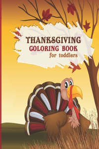 Thanksgiving Coloring Book for Toddlers