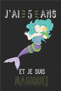 j'ai 5 ans et je suis magique !! Carnet de notes
