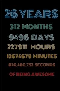 26 years of being awesome