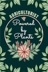 Agriculturist Powered By Plants Journal Notebook