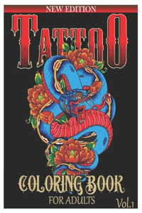 Tattoo Coloring Book for Adults