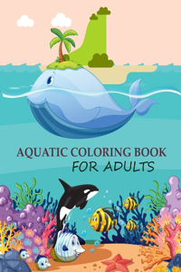 Aquatic Coloring Book For Adults