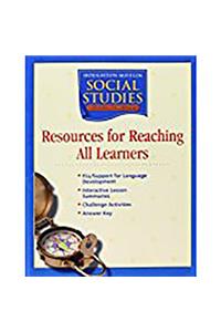 Houghton Mifflin Social Studies: Rch All Lrn Blm L4 Stat&rgn States and Regions