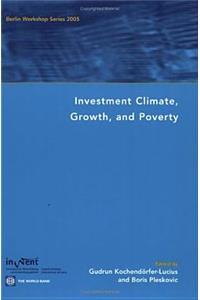 Investment Climate, Growth, and Poverty