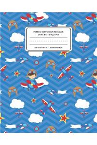 Primary Composition Notebook Grades K-2 Story Journal