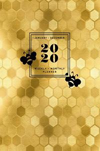 January - December - 2020 - Weekly + Monthly Planner