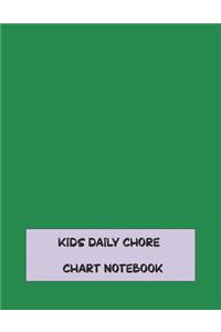 Kids Daily Chore Chart Notebook