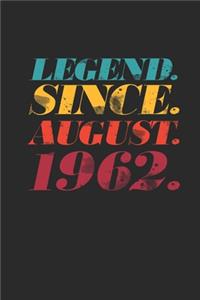 Legend Since August 1962