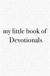 My Little Book of Devotionals