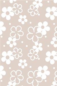 Cute Floral Pattern Notebook