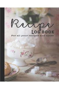 Recipe Log Book