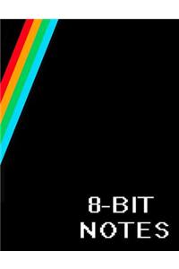SPECTRUM 8-BIT Notepad - Lined Page Journal 8 x11