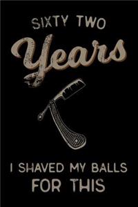 sixty two Years I Shaved My Balls For This