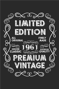 Limited Edition Premium Vintage 1961