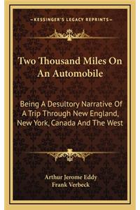 Two Thousand Miles on an Automobile